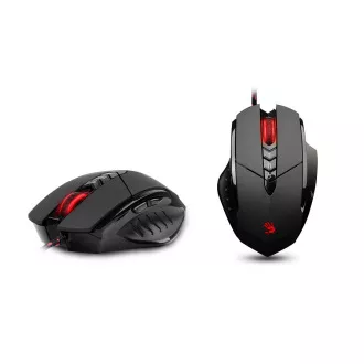 A4tech BLOODY V7 játék egér, akár 3200 DPI, V-Track technológia, 160 KB memória, USB, CORE 2, fém padok