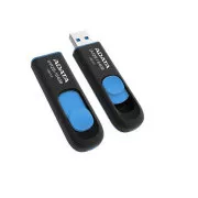 ADATA Flash Disk 64 GB UV128, USB 3.1 Dash Drive (R: 90 / W: 40 MB / s) fekete / kék