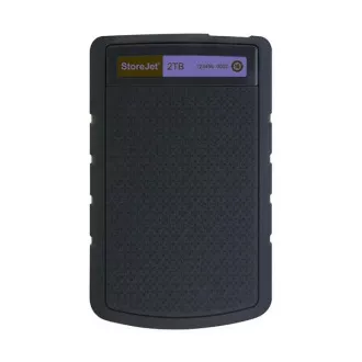 TRANSCEND Külső merevlemez USB 3.1 StoreJet 25H3P, 2TB, lila (ütésálló)