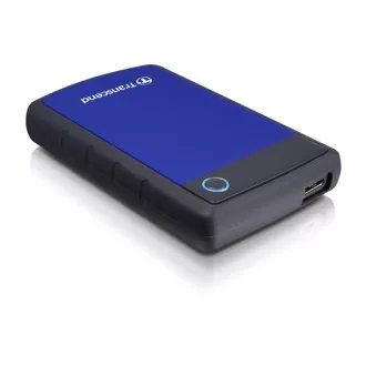 TRANSCEND Külső merevlemez USB 3.0 StoreJet 25H3B, 2TB, kék (ütésálló)
