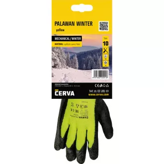 PALAWAN WINTER kesztyű buborékfólia sárga 10