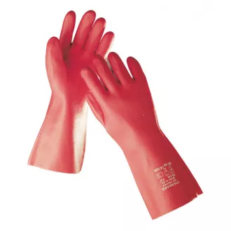 STANDARD kesztyű 35 cm-es áztatás. PVC sárga színben - 10