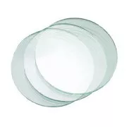 Üveg hegesztőszemüveghez, átlátszó, 50 mm átmérőjű