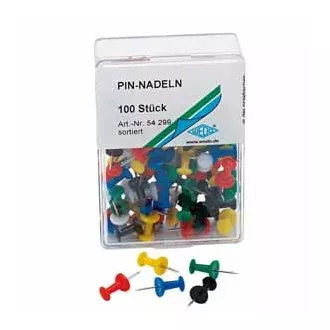 Táblák és hirdetőtáblák kitűzői, 100 db
