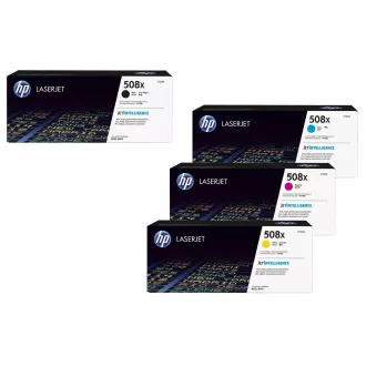 HP 508X (CF360X,CF361X,CF362X,CF363X) - toner, black + color (fekete + színes)