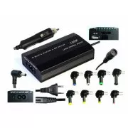 EUROCASE univerzális hálózati adapter 100W, AC 110-240V / CAR DC 12V, DC 12-20, 9 csatlakozó