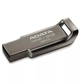 ADATA Flash Disk 32 GB UV131, USB 3.1 Dash Drive, króm, fém, szürke ADATA Flash Disk 32 GB UV131, USB 3.1 Dash Drive, króm, fém, szürke