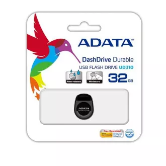 ADATA Flash Disk 64 GB UD310, USB 2.0 Dash Drive Durabl, fekete ADATA Flash Disk 64 GB UD310, USB 2.0 Dash Drive Durabl, fekete