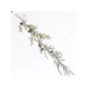 Eurolamp karácsonyi dekorációs ág fenyőtobozzal és szarvassal, 150 cm, 1 db
