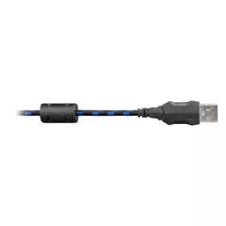 C-TECH egér AKANTHA, játék, kék háttérvilágítás, 2400 DPI, USB