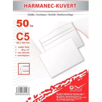 C5 öntapadós boríték 50 db fóliában