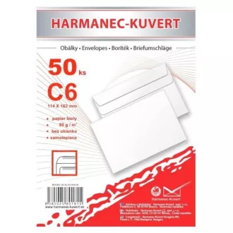 Öntapadós boríték C6 50db fóliában