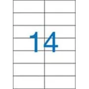 Címkék 105x42,4mm 2 sor 14 címke laponként 100 lap Victoria