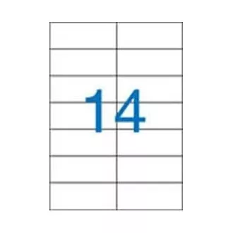 Címkék 105x42,4mm 2 sor 14 címke laponként 100 lap Victoria