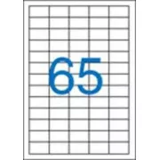 Címkék 38x21,2mm 5 sor 65 címke laponként 100 lap Victoria