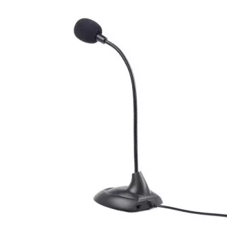 GEMBIRD asztali mikrofon MIC-205, fekete