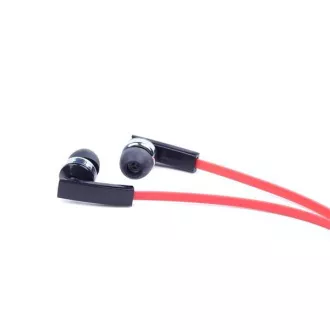 GEMBIRD fejhallgató mikrofonnal MHS-EP-OPO MP3-hoz, lapos kábel, fekete
