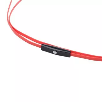 GEMBIRD fejhallgató mikrofonnal MHS-EP-OPO MP3-hoz, lapos kábel, fekete