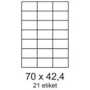 Címkék 70x42,3mm 21 címke laponként 100 ív Smartline