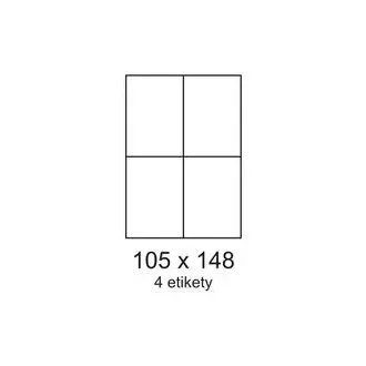 Címkék 105x148,5mm 4 címke laponként 100 lap Smartline