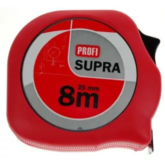 Mérőszalag 8m / 25mm piros a kártyán
