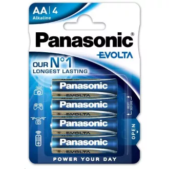 PANASONIC alkáli elemek EVOLTA Platinum LR6EGE / 4BP AA 1,5V (buborékfólia 4db)