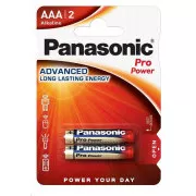 PANASONIC alkáli elemek Pro Power LR03PPG / 2BP AAA 1,5V (buborékfólia 2db)