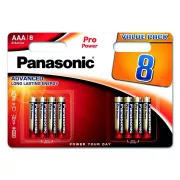 PANASONIC alkáli elemek - Pro Power AAA 4 4F 1, 5V csomag - 8db