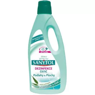 Padló- és felületfertőtlenítő tisztító Sanytol eukaliptusz 1L Padló- és felületfertőtlenítő tisztító Sanytol eukaliptusz 1L
