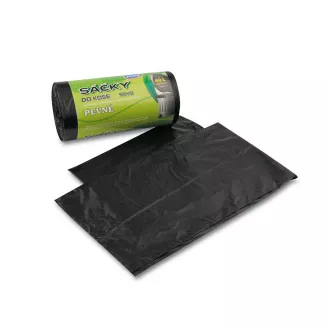 HDPE hulladék zsákok 60x70cm 60L 10mic 50db tekercsben