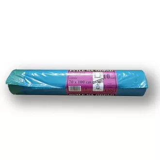 Hulladékgyűjtő zsákok LD 70x100cm behúzható kék 40mic 120L 10db tekercsben Hulladékgyűjtő zsákok LD 70x100cm behúzható kék 40mic 120L 10db tekercsben