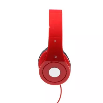 GEMBIRD Detroit headset, piros