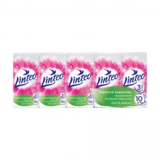 Zsebkendők 3vrs. Linteo Satin 10x10db 30103 Zsebkendők 3vrs. Linteo Satin 10x10db 30103