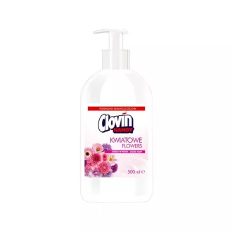 Folyékony szappan Clovin Handy antibakteriális Virág 500ml Folyékony szappan Clovin Handy antibakteriális Virág 500ml
