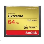 SanDisk Compact Flash 64 GB Extreme (R: 120 / W: 85 MB / s) UDMA7