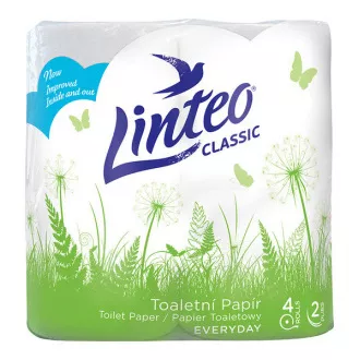 Toalettpapír Linteo Classic 2vrs. fehér 4role 206610