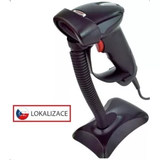 Virtuos lézerolvasó HT-900A, USB (billentyűzet emuláció / RS232), fekete