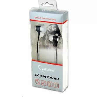 GEMBIRD fejhallgató mikrofonnal MHS-EP-001 MP3-hoz, fém, fekete GEMBIRD fejhallgató mikrofonnal MHS-EP-001 MP3-hoz, fém, fekete