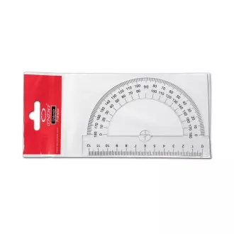 Szögmérő 12cm/180° átlátszó Szögmérő 12cm/180° átlátszó