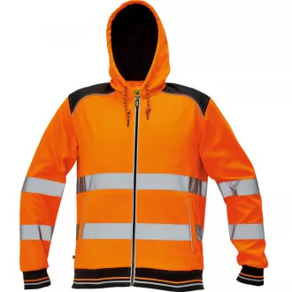 KNOXFIELD HV kapucnis pulóver narancssárga L KNOXFIELD HV kapucnis pulóver narancssárga L