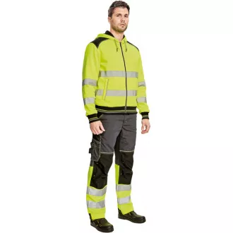 KNOXFIELD HV kapucnis pulóver narancssárga L KNOXFIELD HV kapucnis pulóver narancssárga L