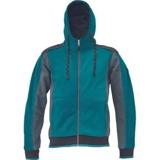 DAYBORO petróleum kapucnis pulóver 4XL