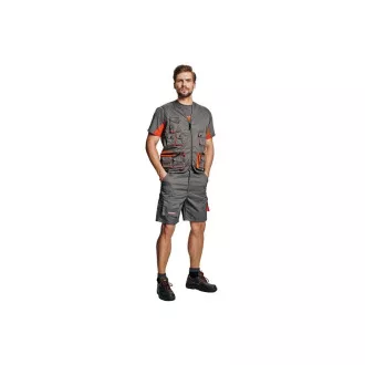 DESMAN rövidnadrág szürke/narancs 56