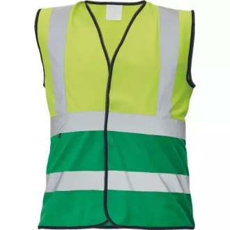 LYNX DUO mellény sárga / zöld XL