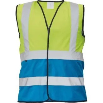 LYNX DUO mellény sárga / királyi 3XL