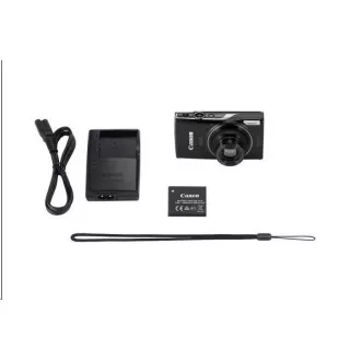 Canon IXUS 285 HS, 20 MPix, 12-szeres zoom, Wi-Fi, NFC - fekete