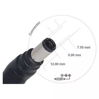 AVACOM töltőcsatlakozó C22 laptopokhoz (7,4 mm x 5,1 mm tű) a Dell számára