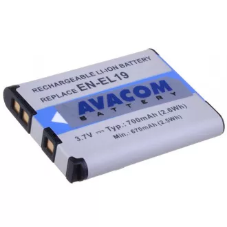 AVACOM Nikon EN-EL19 Li-ion 3,7 V 620 mAh 2,3 Wh