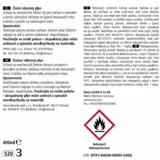 Hama sűrített öblítőgáz, 400 ml
