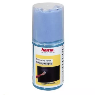 Hama tisztító spray TV-hez, 200 ml, ruhával Hama tisztító spray TV-hez, 200 ml, ruhával